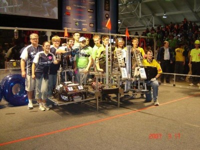 Team Driven at the Boilermaker Regional during Rookie Year